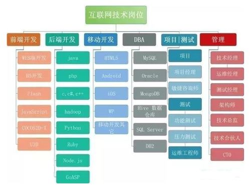 互联网八大高薪技术岗位分析 前端 后端 移动 测试 大数据 管理等等